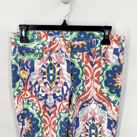 J. MCLAUGHLIN Lexi Floral Skinny Jeans in Mid Oahu Print // 0 - Picture 4 of 10